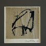 002 - Ádám Judit - Kalligráfia I, 1967. 16x16cm - Papír-olaj 4-04-0685